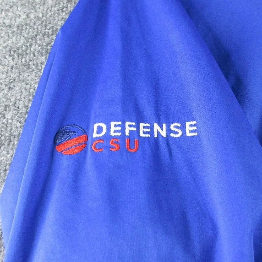 The North Face Jacket Mens M Blue DryVent‎ Hooded Microsoft Federal Windbreaker